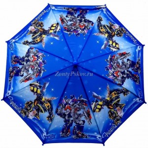 Стильный зонт с Трансформерами, Umbrellas, полуавтомат, арт.1557-5